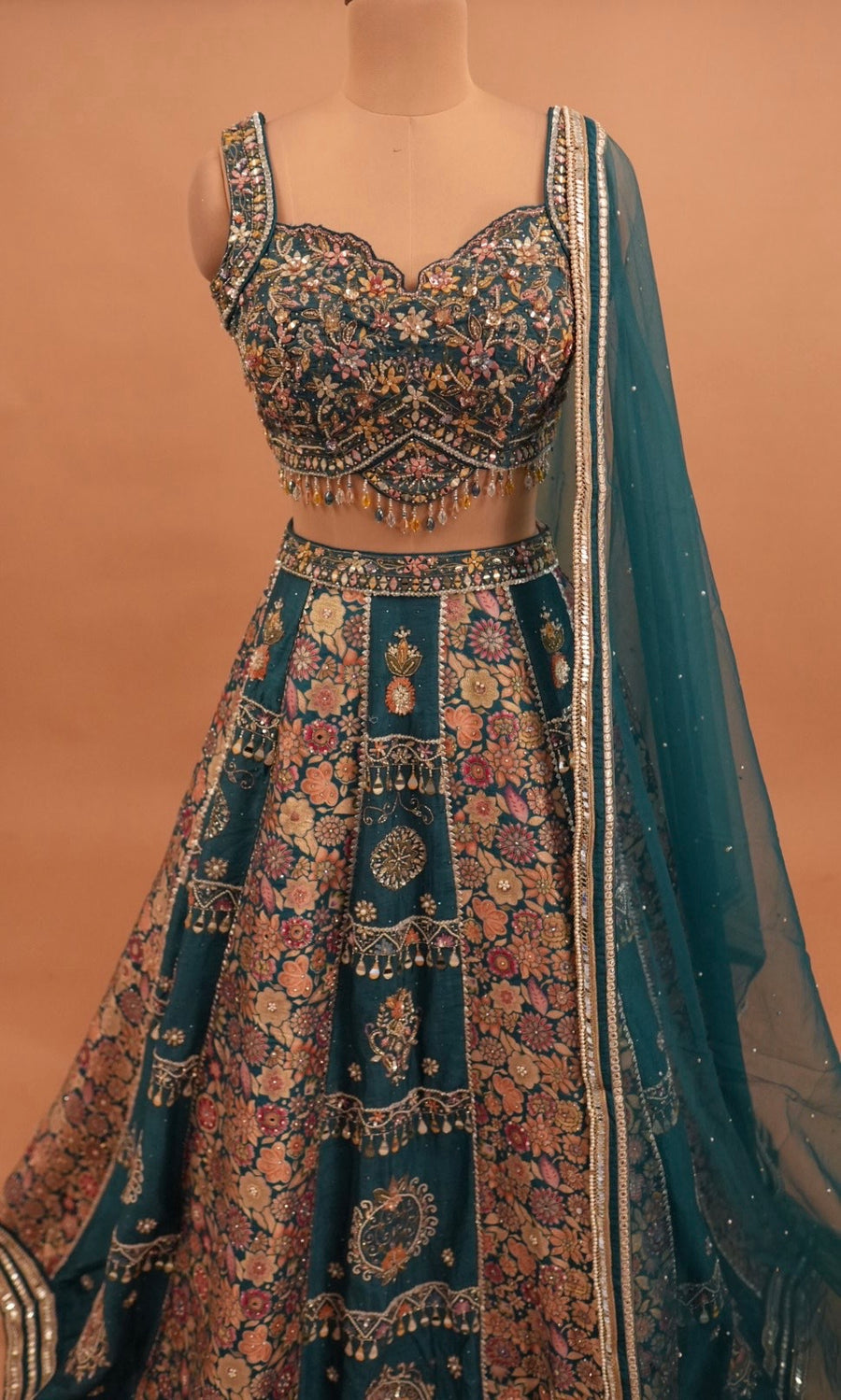 Hand Work Embroidered On Pure Fabric Designer Lehenga Choli Set With Dupatta