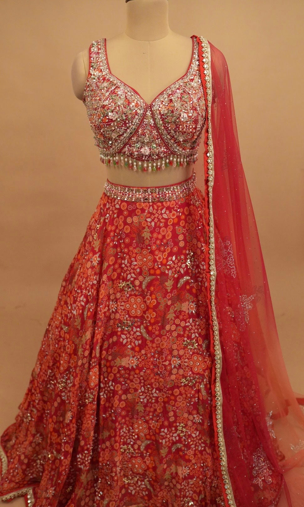 Dasheen Fabric Party Wear Heavy Lehenga Choli Set