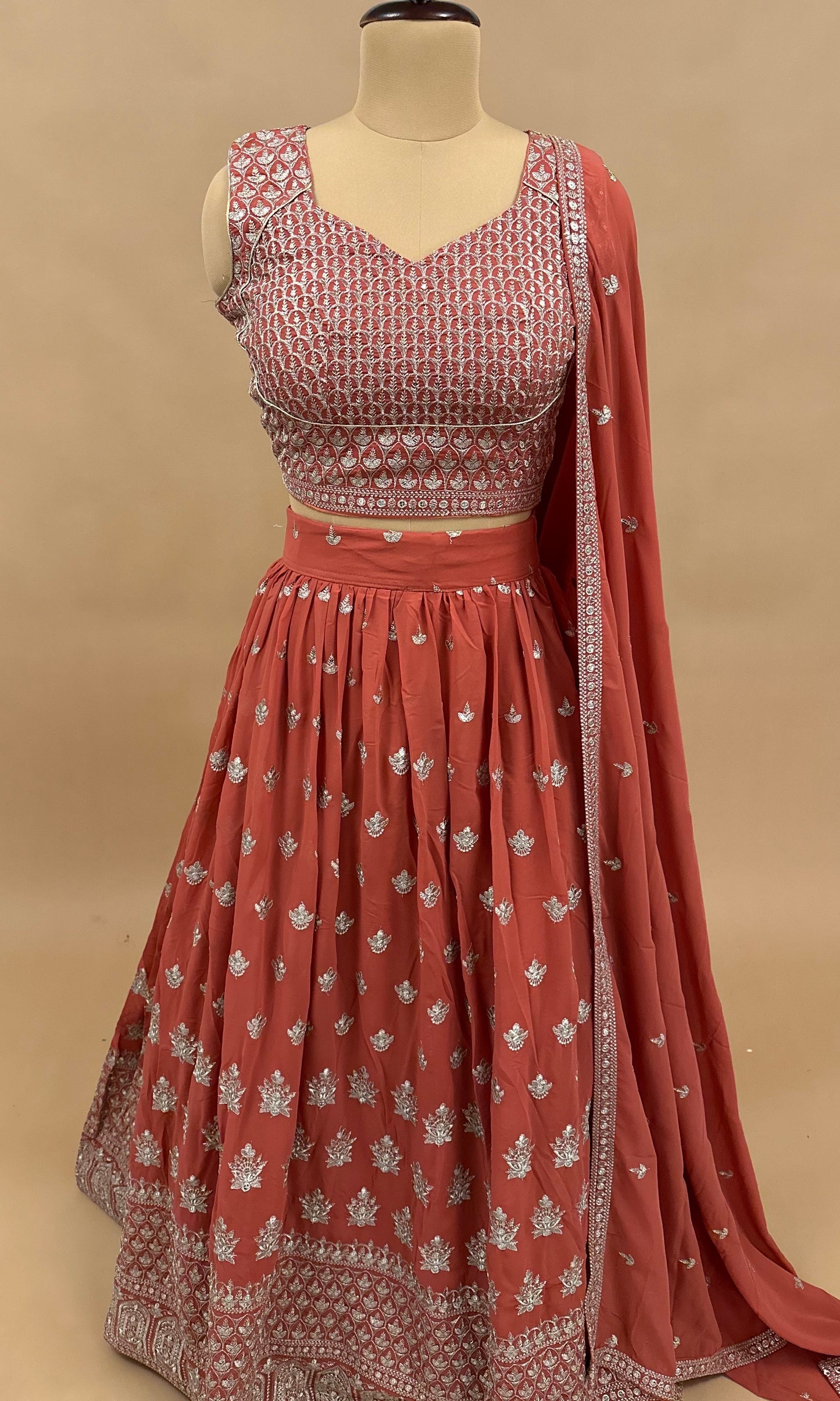 Orange Color Lehenga Suit