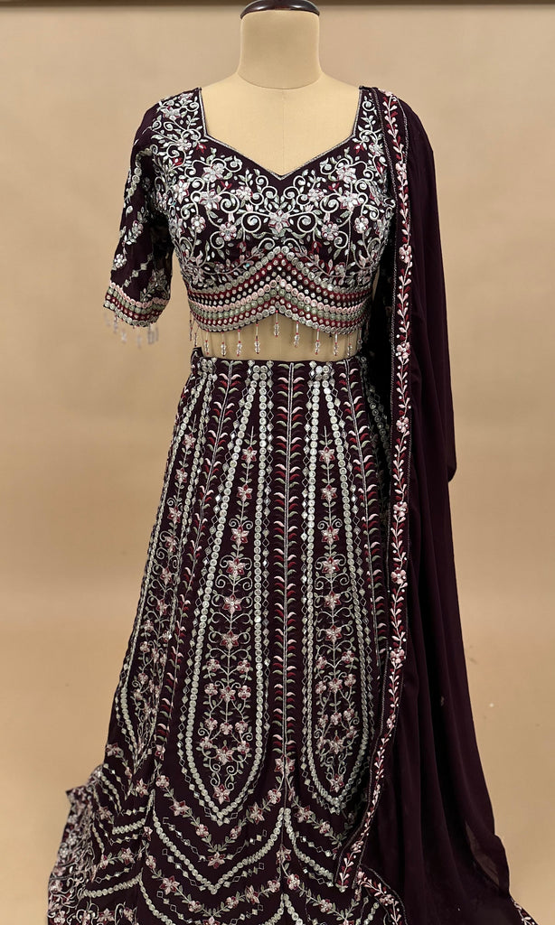 Purple Color Lehenga Suit 