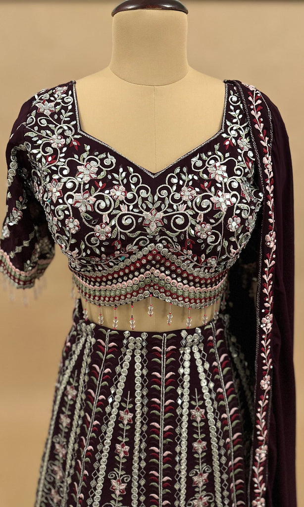 Purple Color Lehenga Suit 