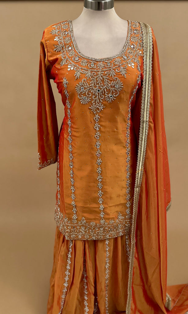 Buy Smoki Yellow Sharara Suit 