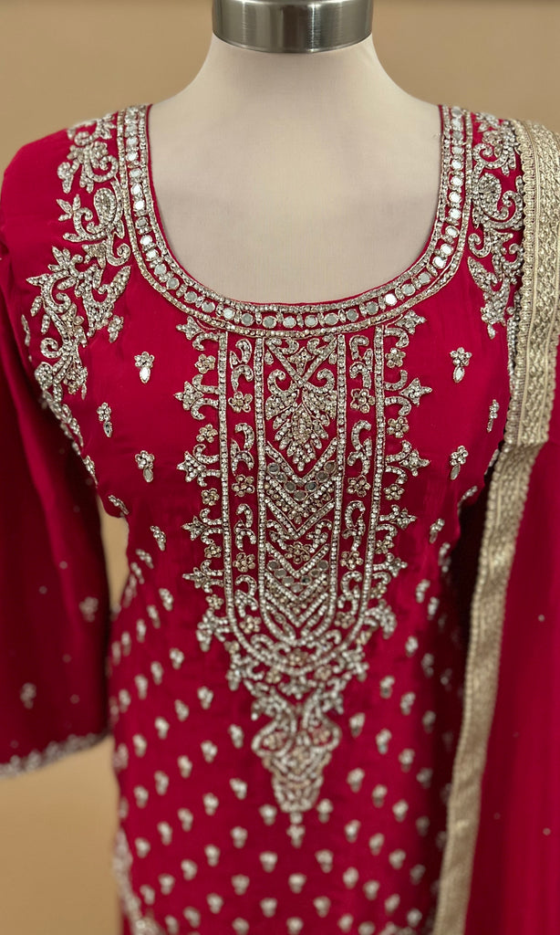 Red Color Sharara Suit