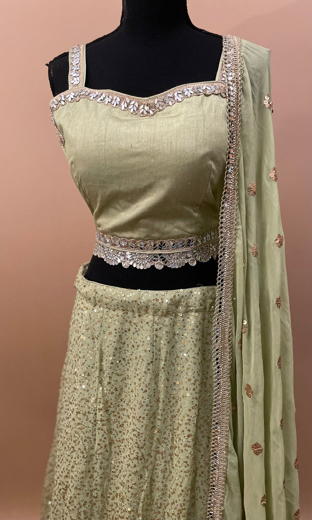 Lime Green Lehenga